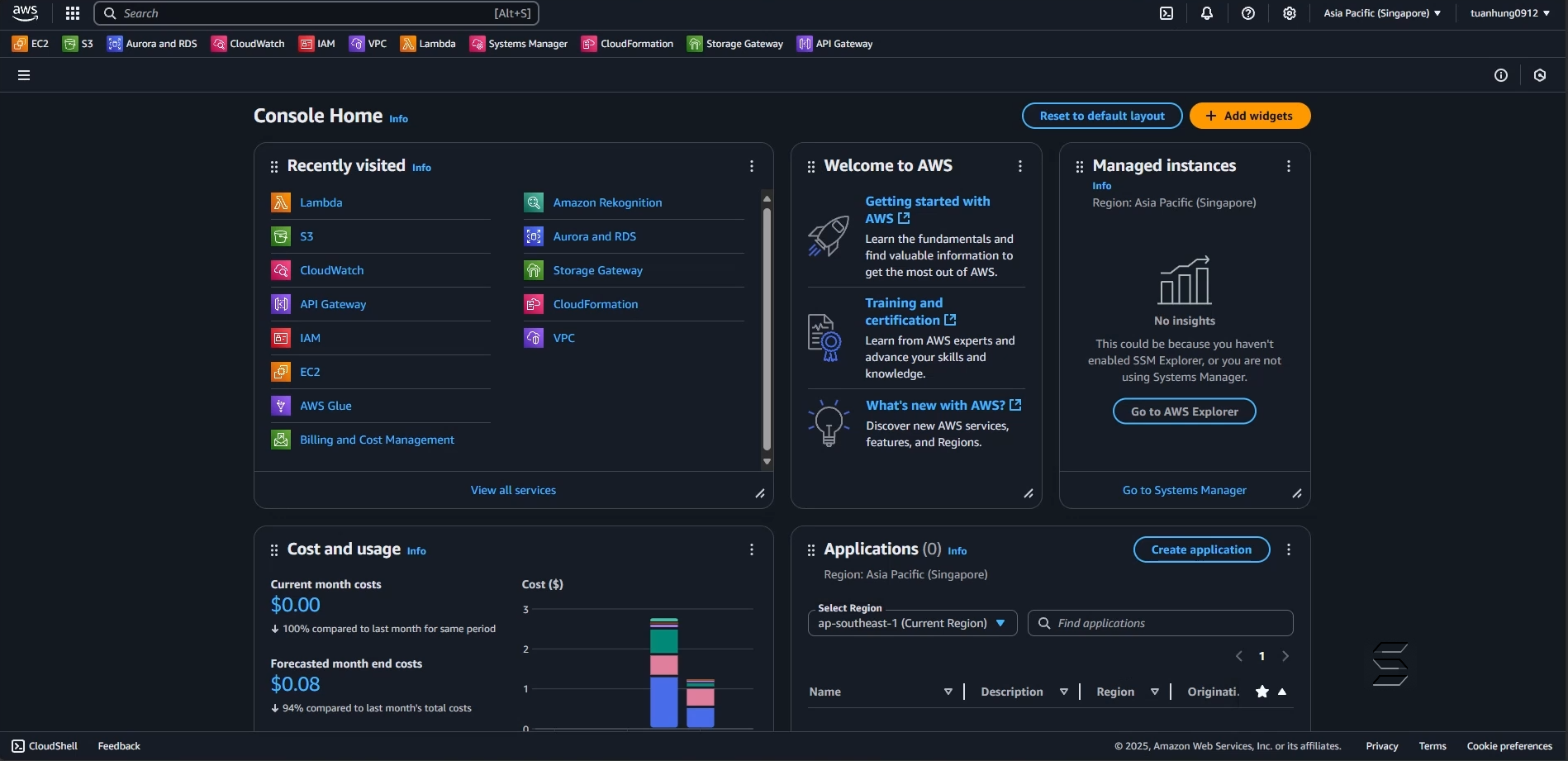 AWS Console 2